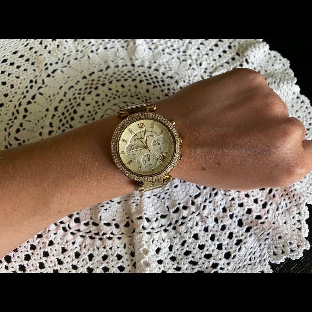 Gold Michael Kors watch